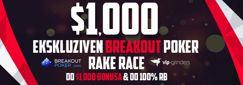 $1,000 Ekskluziven Breakout Rake Race